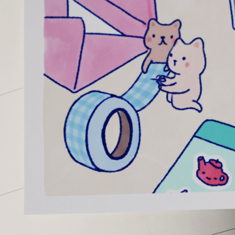 Closeup of cats on bus